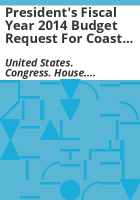 President_s_fiscal_year_2014_budget_request_for_Coast_Guard_and_maritime_transportation_programs